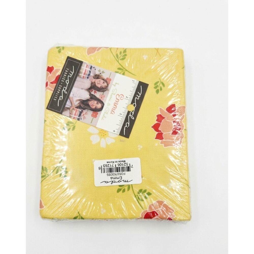Moda Emma Floral Cotton Fabric Bundle - Yellow